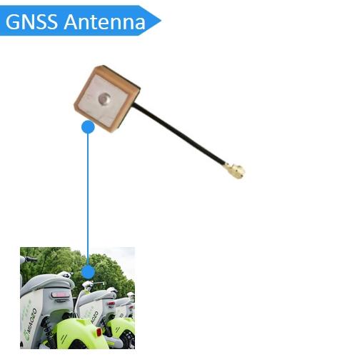 Inbuilt 12x12mm active GPS ceramic antenna 18dbi