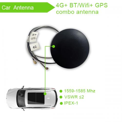 4G+ BT/Wifi+ GPS combo antenna with Ipex connector cable
