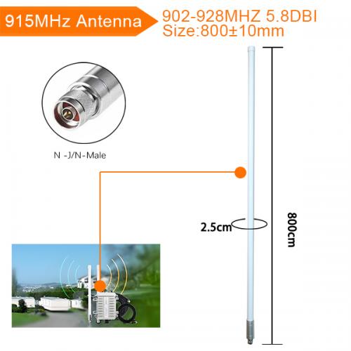 5.8dBi 915Mhz ( 902-928MHZ) LoRa fiberglass antenna