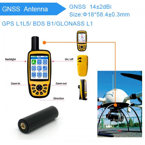 Handheld RTK GNSS receiver for Geo-survey